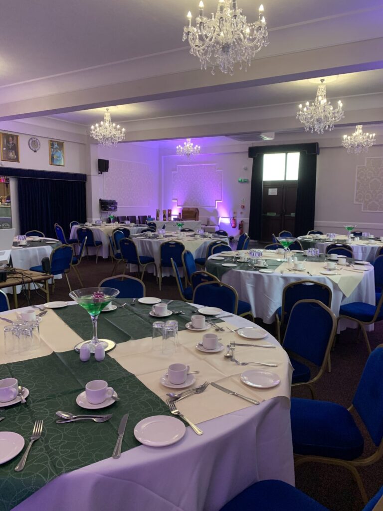 The dining room at the EBM Centre