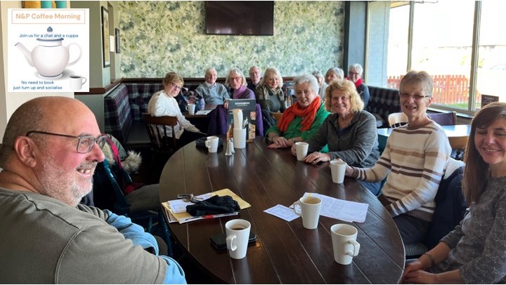 Members at a coffee morning